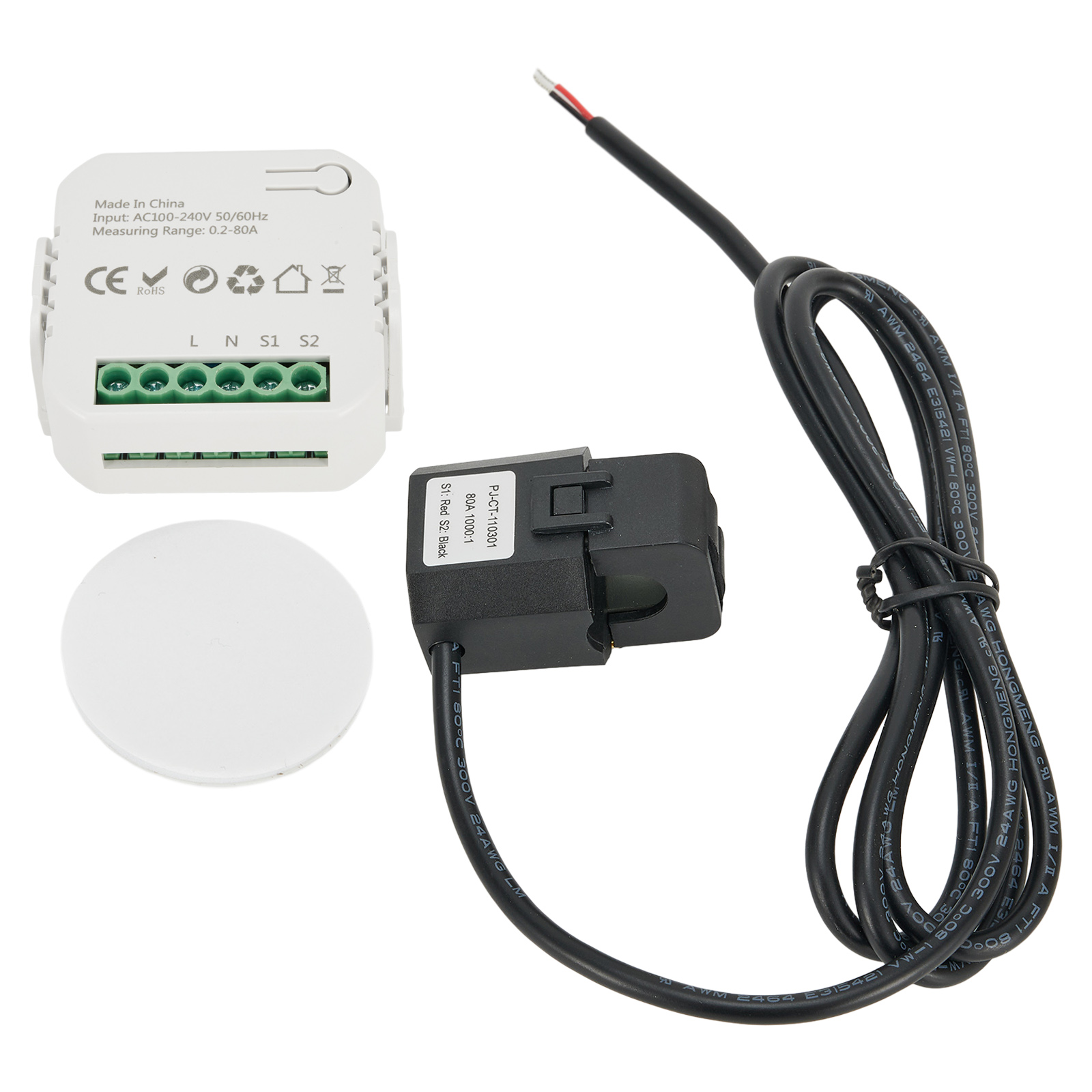 Energy Monitor Meter - Medidor de Energia WIFI Tuya Smart