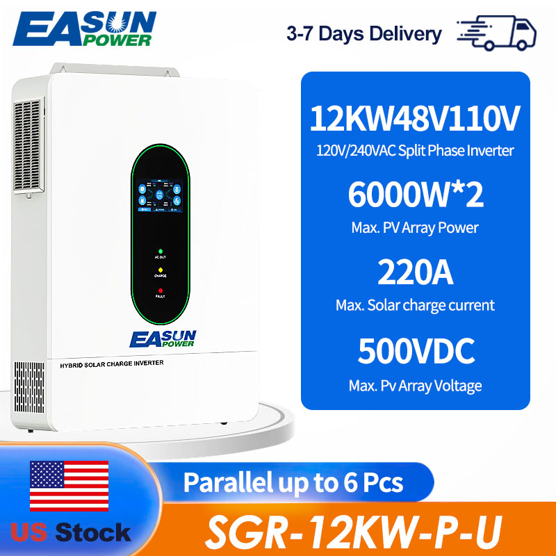 Charge Controller Solar - Inversor Solar Híbrido EASUN US 12KW